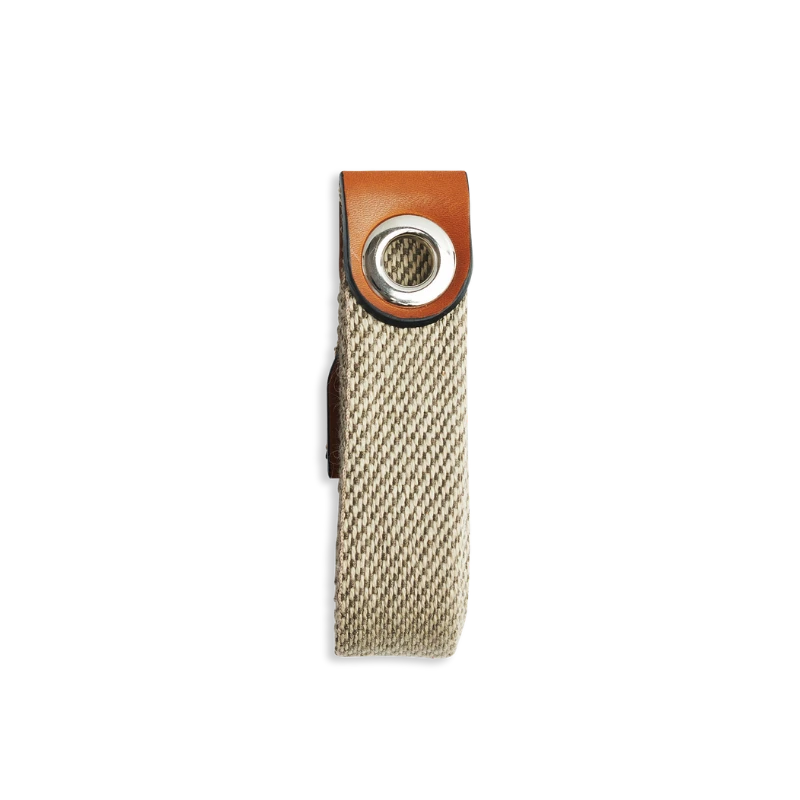sangle fine colorée et cuir gold avec oeillets