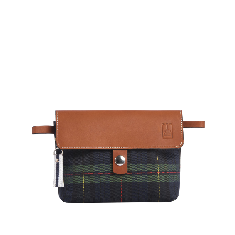 Pochette Mobile Ecossais Marine
